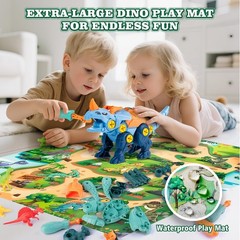 Dinosaur Toys for 3 4 5 6 7 8 Year Old Boys, Take Apart Dinosaur Toys for Kid…