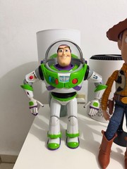 Toy Story Thinkway Toys Buzz Lightyear and Woody, Stand included