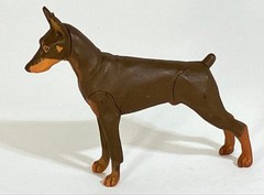 Dog Doberman Figure ChocoQ Pet Animal Series 50mm Used
