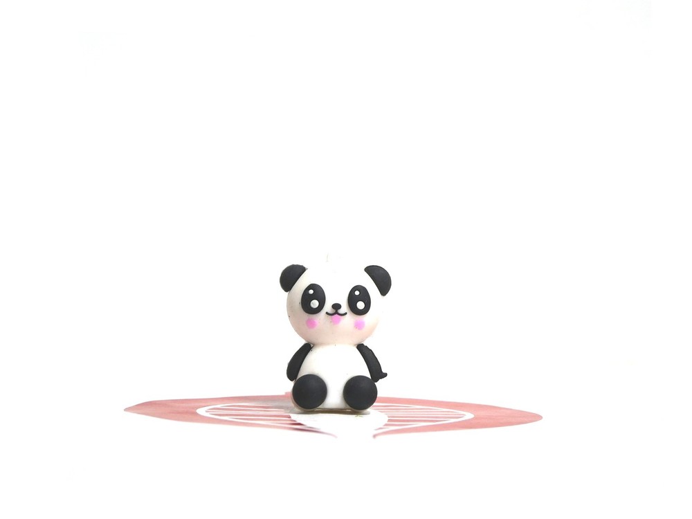 PANDA Bear Mini PVC Vending Capsule Figure 2.5″