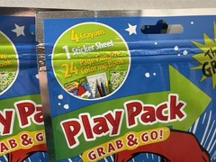 Dr Seuss Grinch Party Play Pack Grab Go Coloring Book Crayons Stickers Lot of 6