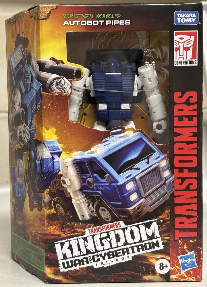 NEW Transformers War For Cybertron Kingdom WFC-K32 Deluxe Autobot Pipes MISB