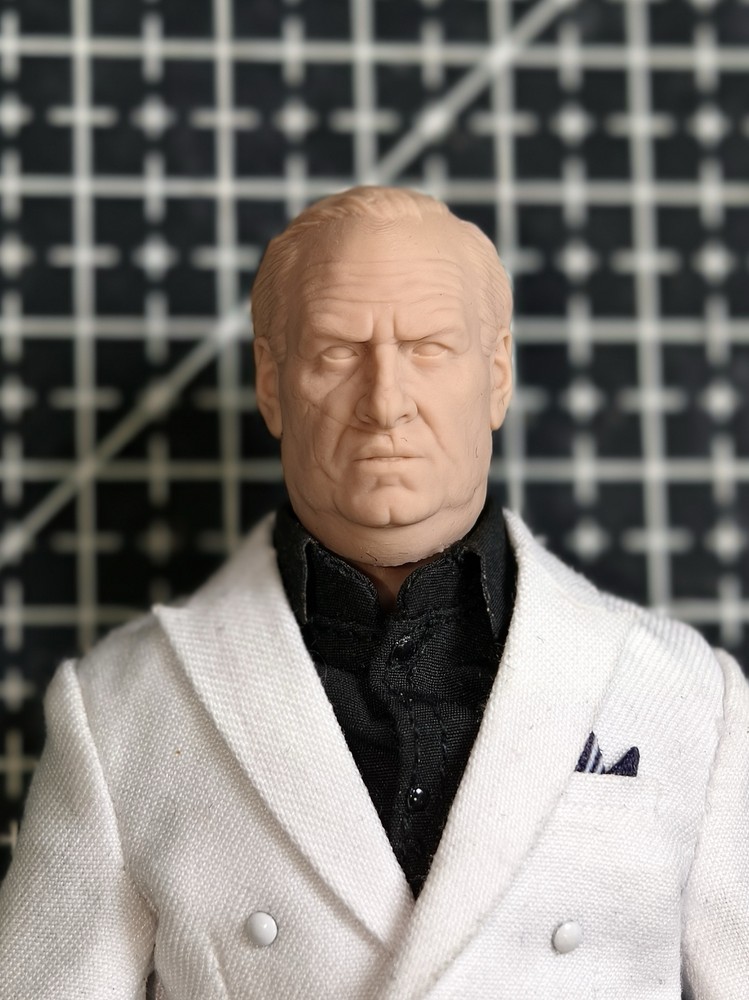 1/12 1/6 1/4 Unpainted Oz Cobb Penguin Head Sculpt Model Toys