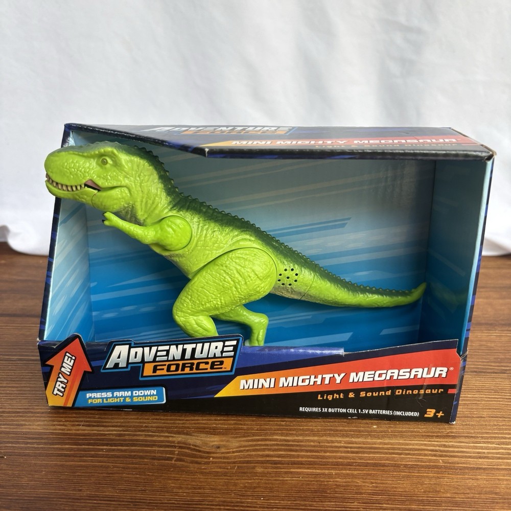 Adventure Force Mini Mighty Megasaur Light & Sound T-Rex Dinosaur Toy