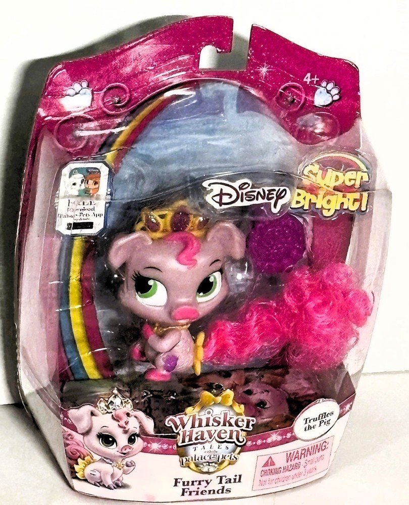 NIB Disney Palace Pets Furry Tail Friends Truffles Rapunzel’s Pig Figure