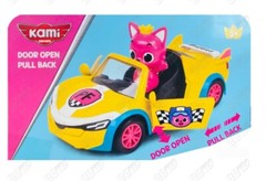 Pinkfong Baby Shark Metal Sports Car Pull Back Gear Door Open Diecast 2 Type