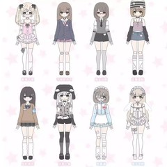 X11 Girl Don’t Touch My Neat Bang Series Blind Box Confirmed Action Figures BJD