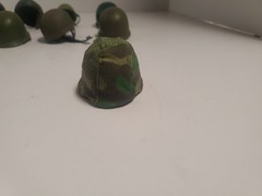 1/6 Scale Military Helmet Cap Hat Cover Plastic Fabric Large Lot of 17