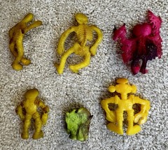 Lot Of 6 1967 Mattel Strange Change Time Machine Creatures, Lost world