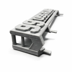 GI Joe USS Flagg Custom 3D Printed (PLA) Fantail Rail with “99” or “COBRA”