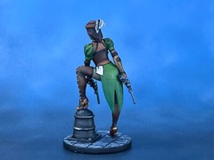 Action table figurine Steampunk Headhunter. 40mm Resin Figure
