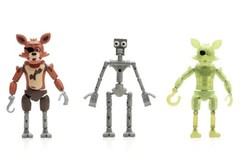 Jazwares Exclusive FNAF Endo Series Classic Foxy & Radioactive Foxy ~Brand New~