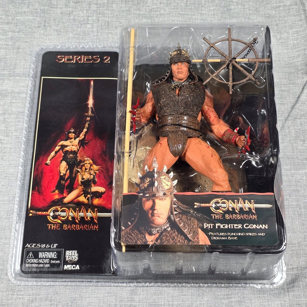 NECA Conan The Barbarian Conan Pit Fighter Figure Series 2 New Old Stock 2008