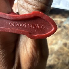 SUNCO 2001 Red Silver Plastic Action Figure 2000-2009 Collectible Toy