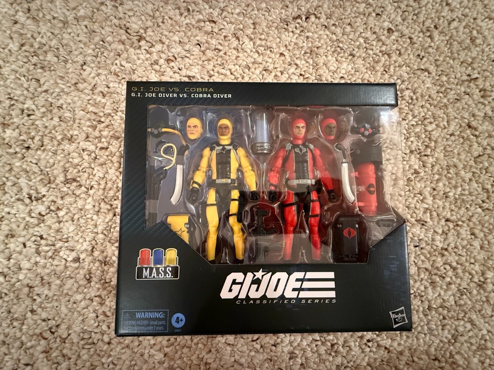 Hasbro GI Joe Classified GI Joe Diver VS Cobra Diver Mass Device #169