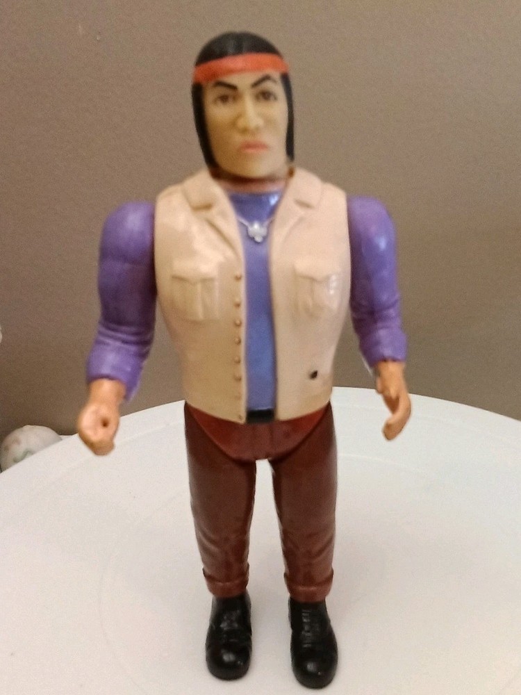 Vintage 1980’s A-Team RATTLER ACTION FIGURE Bad Guy Villain Galoob 6″