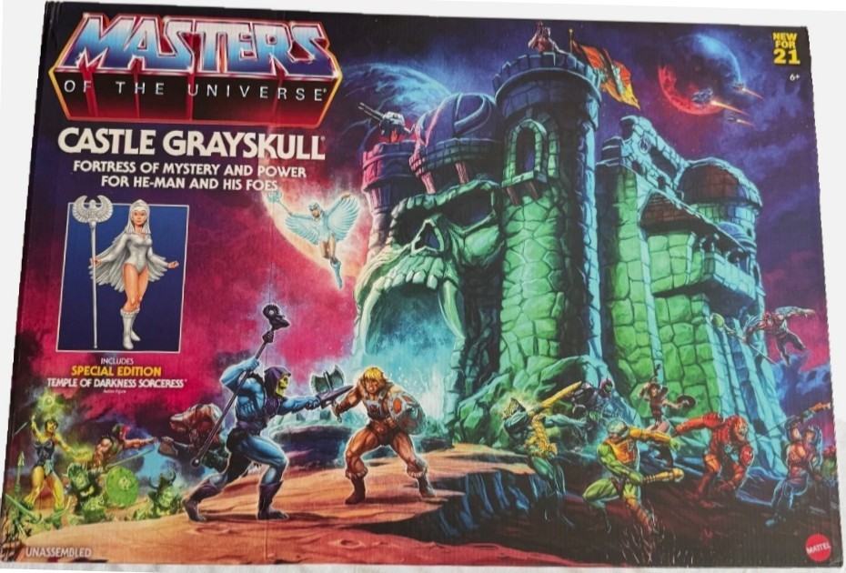 Masters of the Universe Origins Castle Grayskull Playset w/ Sorceress Sealed