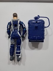 Gi Joe 1990 Sky Patrol Skydive Action Figure 3.75 With Backpack Good Shape