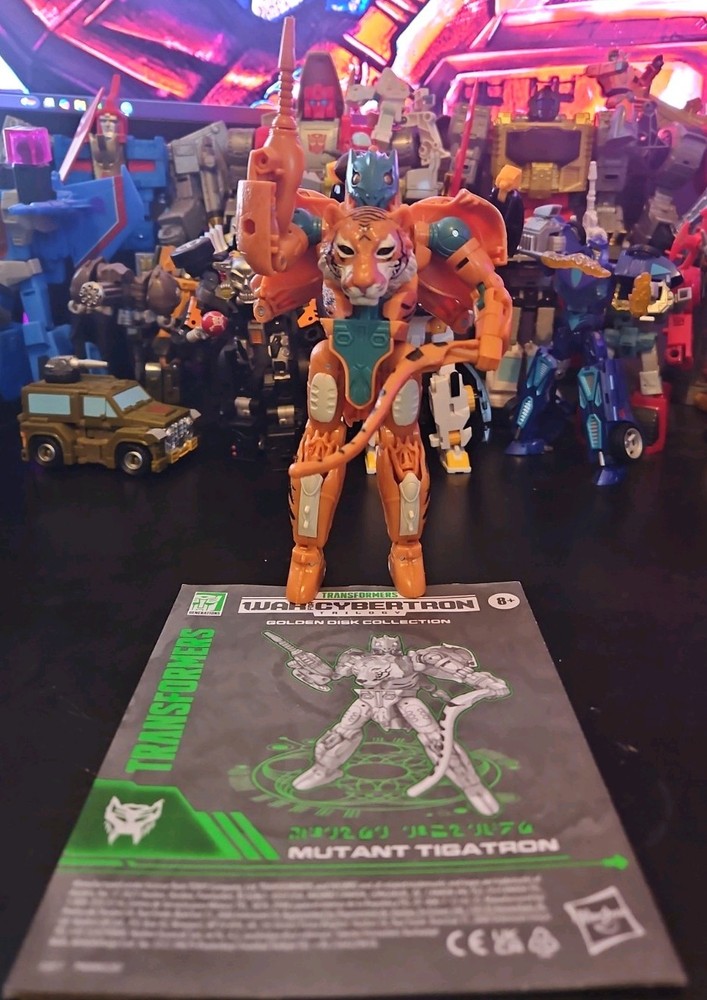 Transformers War For Cybertron Kingdom Golden Disk Collection Mutant Tigatron