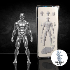 Vitruvian H.A.C.K.S. Character Blanks Chrome Male 1:18 Scale Action Figure
