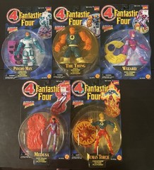 1996 ToyBiz Fantastic Four Series 4 Complete Set Of 5 Final Series