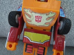 Transformers RODIMUS PRIME figure INCOMPLETE rubber 1986 Hasbro Vintage 7″ G1