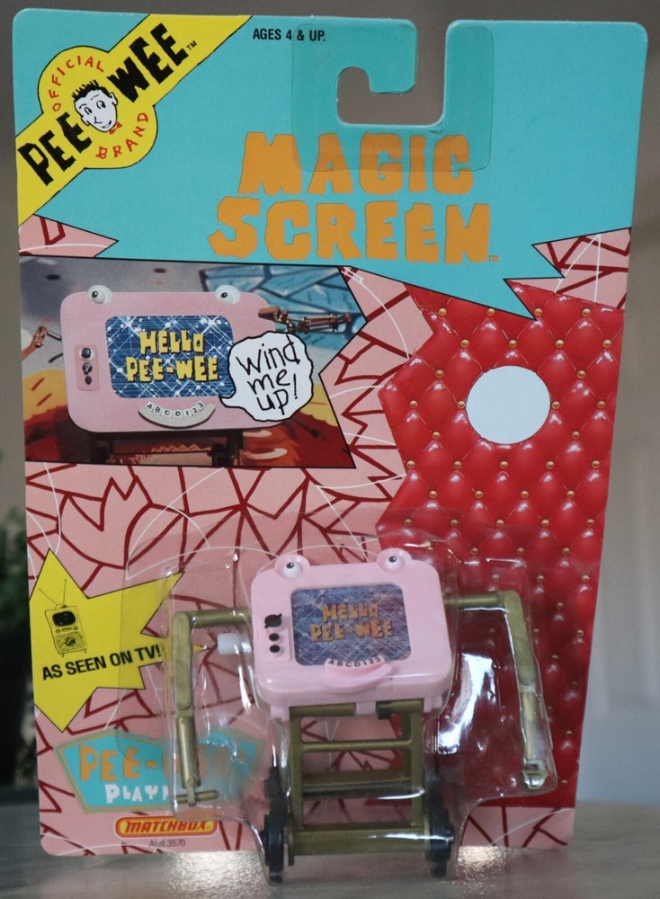Matchbox 1988 Pee Wee Magic Screen action figure (NEW, sealed)