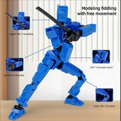 DIY Assembled Robot Model Kit – 13 Joint Spider Mecha Action Figure Toy for Kids