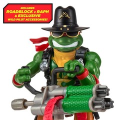 PRESALE TMNT x G.I. Joe Mashups Turtle-Fly Copter Roadblock-Wild Bill x Raphael