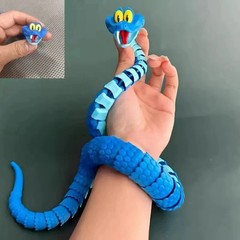 30cm Gary Snake: Disney Zootopia 2 Articulated Simulation Toy Snake, 3d Printed*