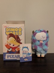 POP MART DIMOO WORLD × PIXAR Sully Vinyl Plush Pendant – US IN HAND