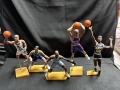 Lot of 5 Kenner Starting Lineup NBA Basketball Figures