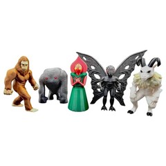 Cryptid Decor Action Figure Set – Mothman Flatwoods Monster Bigfoot Grafton