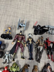 Super Hero Mixed Mega Action Figure Lot Of Many, Batman, Marvel DC