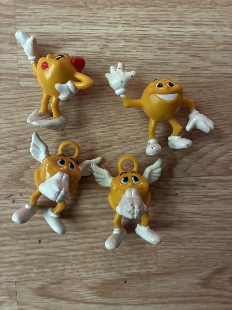 Vintage 1982 Coleco Pac Man Pvc Figure Lot