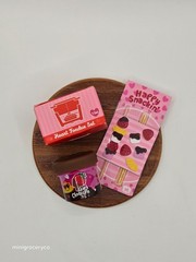 Miniverse Make It Mini Valentines S2 Ultra Rare Choco Heart Fondue Open but unma