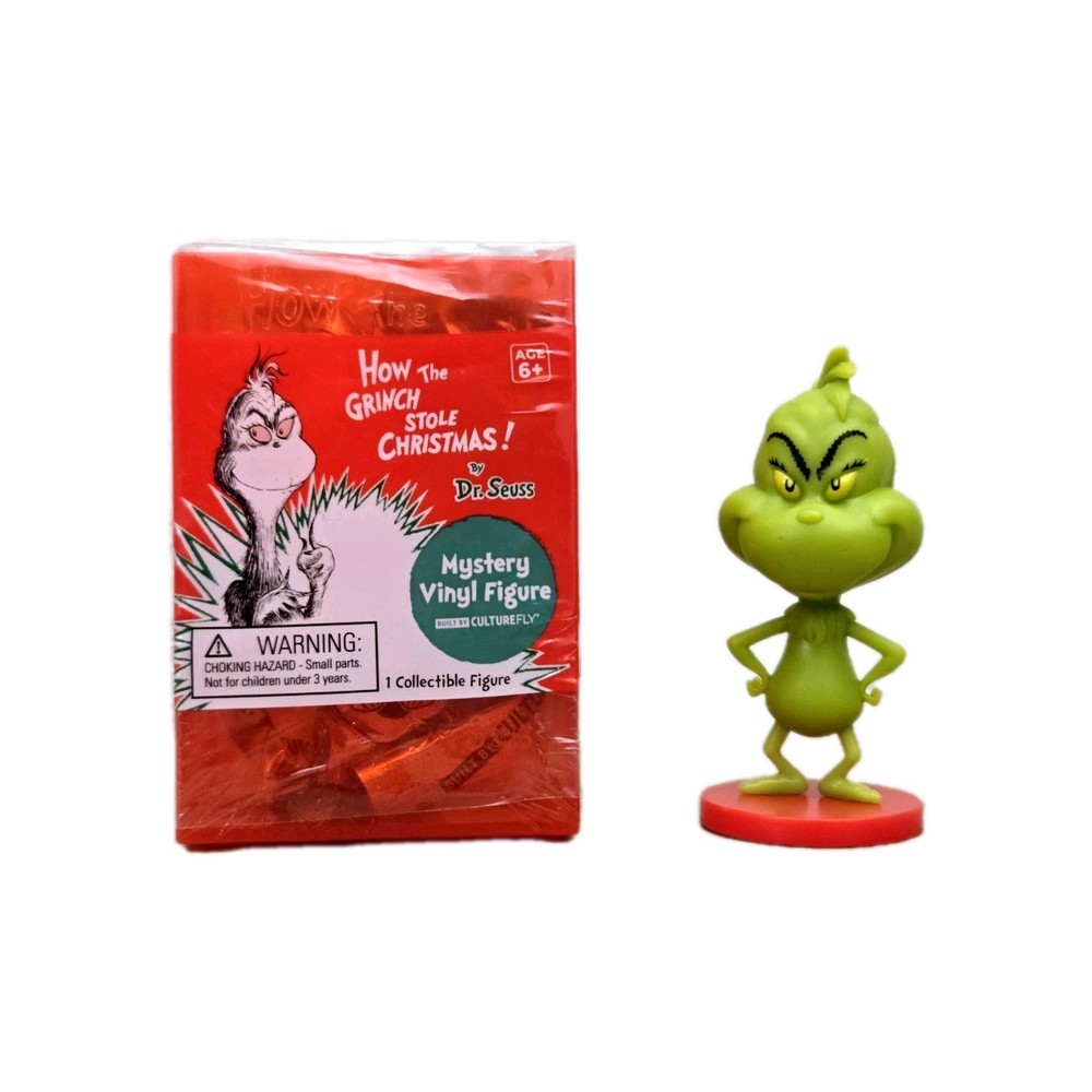 Culturefly 3″ THE GRINCH How The Grinch Stole Christmas Mystery Figure (Read)