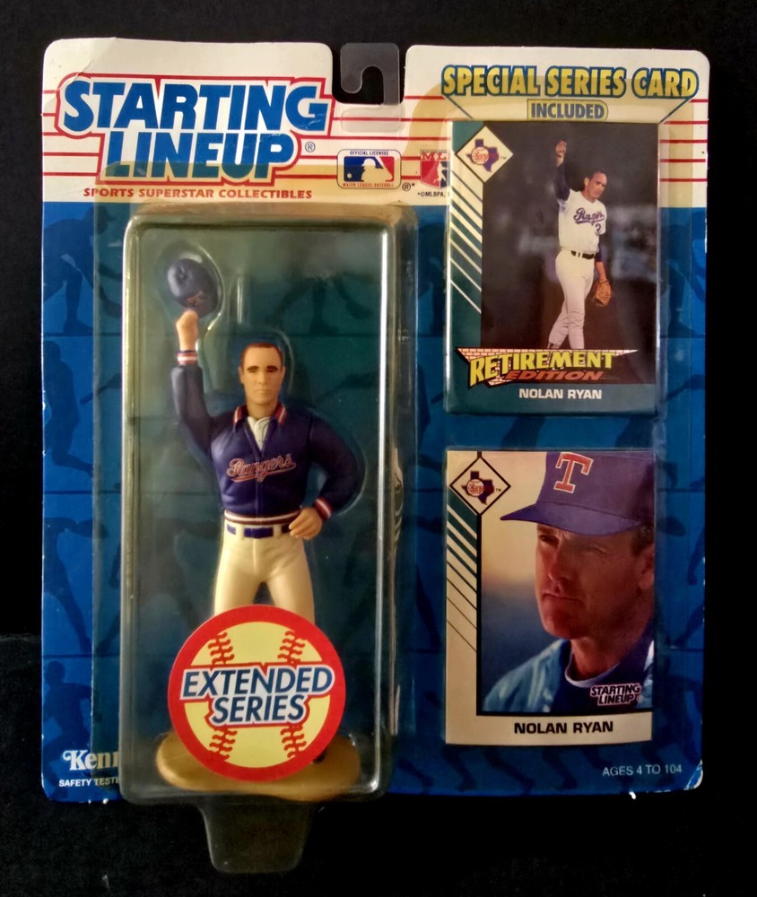 1993 ⚾ Starting Lineup Nolan Ryan Texas Rangers Baseball Figure