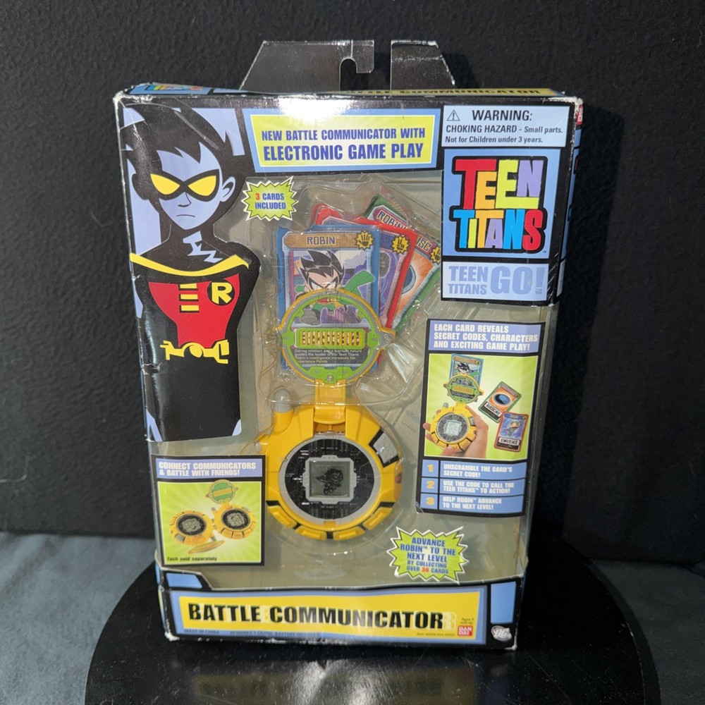 Bandai Teen Titans Battle Communicator Electronic Game Play New/Sealed