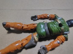 GI Joe 1990 Sky Patrol Altitude With Parachute Gun, Mortar Round, No Helmet