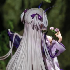 Anime Bechuania Butterfly Girl PVC Action Figure 18cm Desktop Ornament