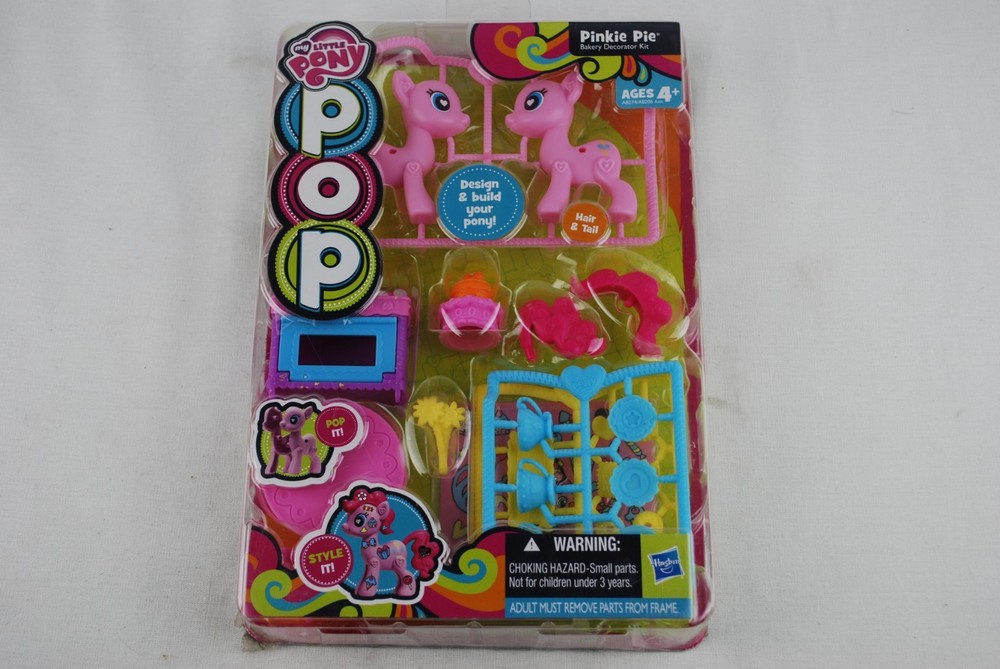 My Little Pony POP DESIGN & BUILD YOUR PONY SET- Pinkie Pie Bakery Decorator Kit