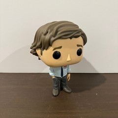 Funko Pop The Office Jim Halpert Dave Name Tag Vinyl Figure 870 Loose Pre Owned