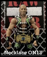 Custom Wwe Shawn Michaels Necklace Fits Mattel Elite Ultimate Edition