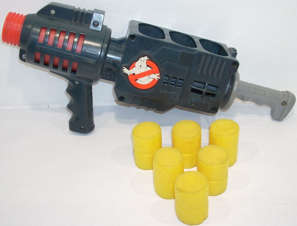Vtg Real Ghostbusters GHOSTPOPPER w/ 6 Foam Pops ’86 Cosplay Kenner Ghost Popper