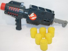 Vtg Real Ghostbusters GHOSTPOPPER w/ 6 Foam Pops ’86 Cosplay Kenner Ghost Popper