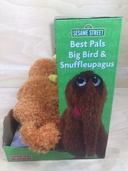 Sesame Street Best Pals Big Bird Snuffleupagus Stuffed Animal Plush 2008 New NIB