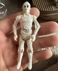 Hasbro Star Wars K-3PO White Plastic Action Figure, 2000 TV Movie Game Theme