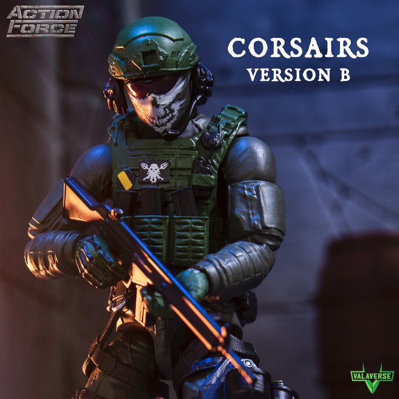 Valaverse The Black Action Force Corsairs Action Figure Version B