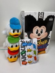 Huey Dewey And Loui-Mickey Family Cute Together Keychain Series Confirmed Figure